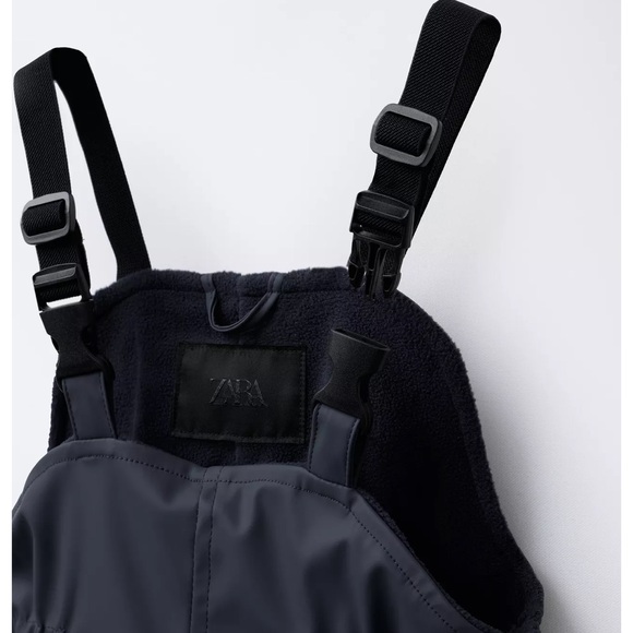 ZARA RUBBERIZED OVERALLS - Picture 3 of 6